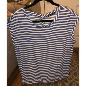 Abercrombie Striped Button-Back Top